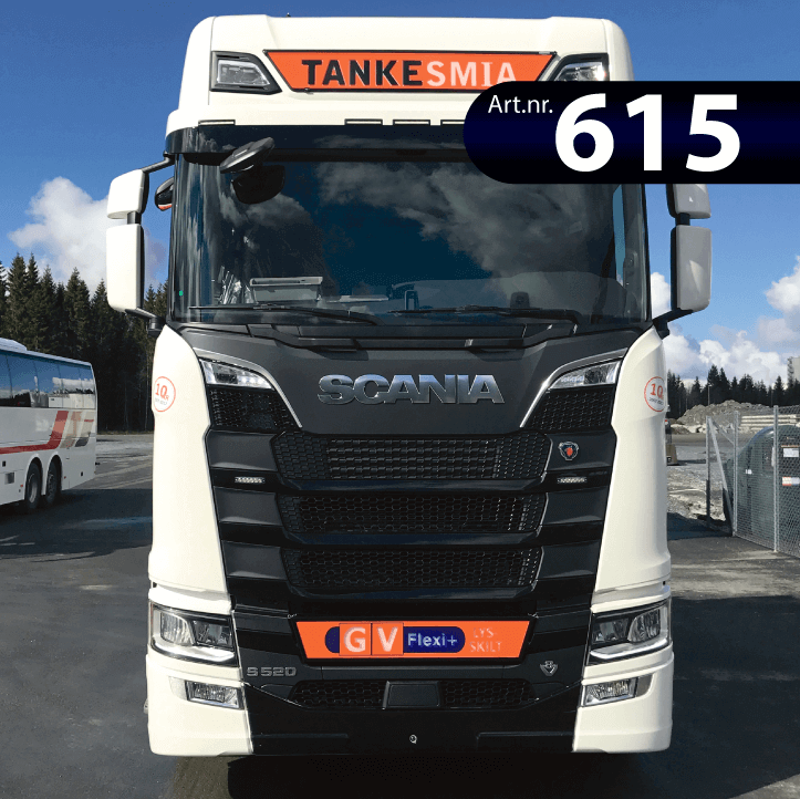 Hvit Stigtrinn Scania Next Gen med GV Flexi+ for TankeSmia.