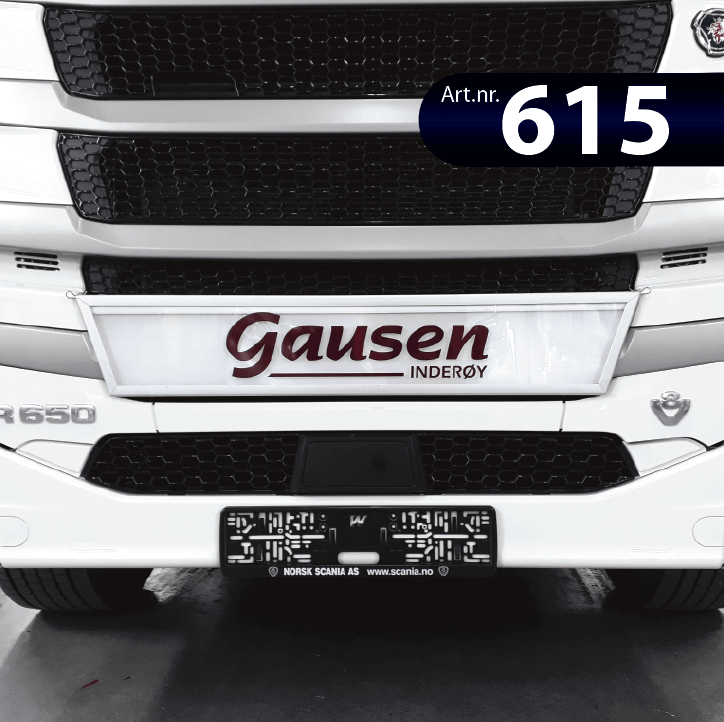 Hvit Stigtrinn Scania Next Gen med GV Flexi+ for Gausen Inderøy.