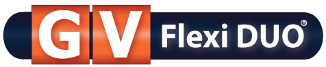 Logo for GV Flexi DUO hos GV Reklame.