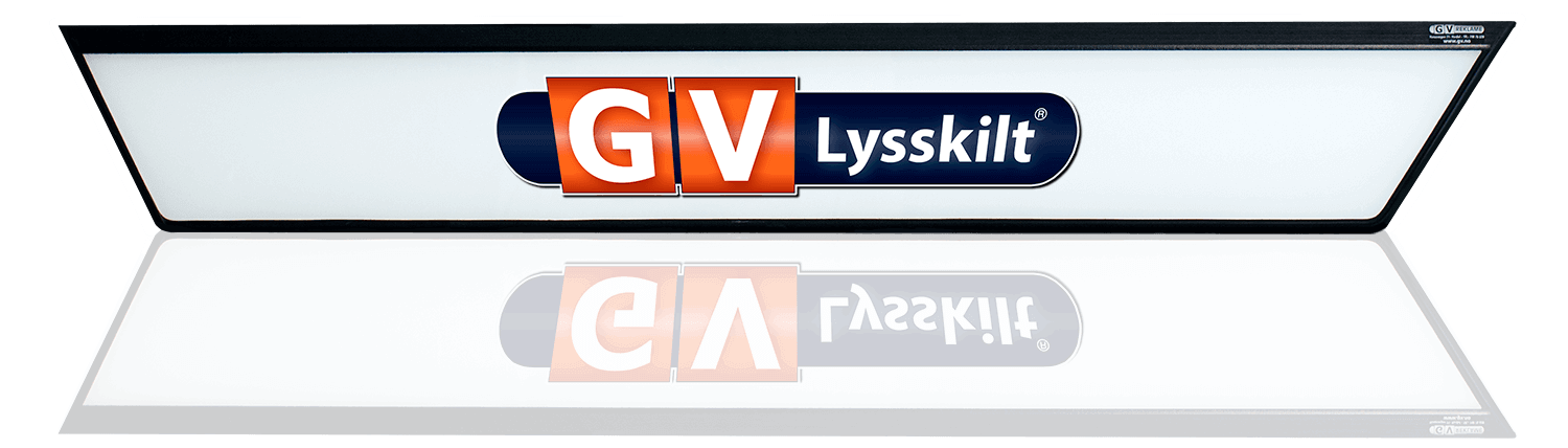 Produktbilde av GV Lysskilt.