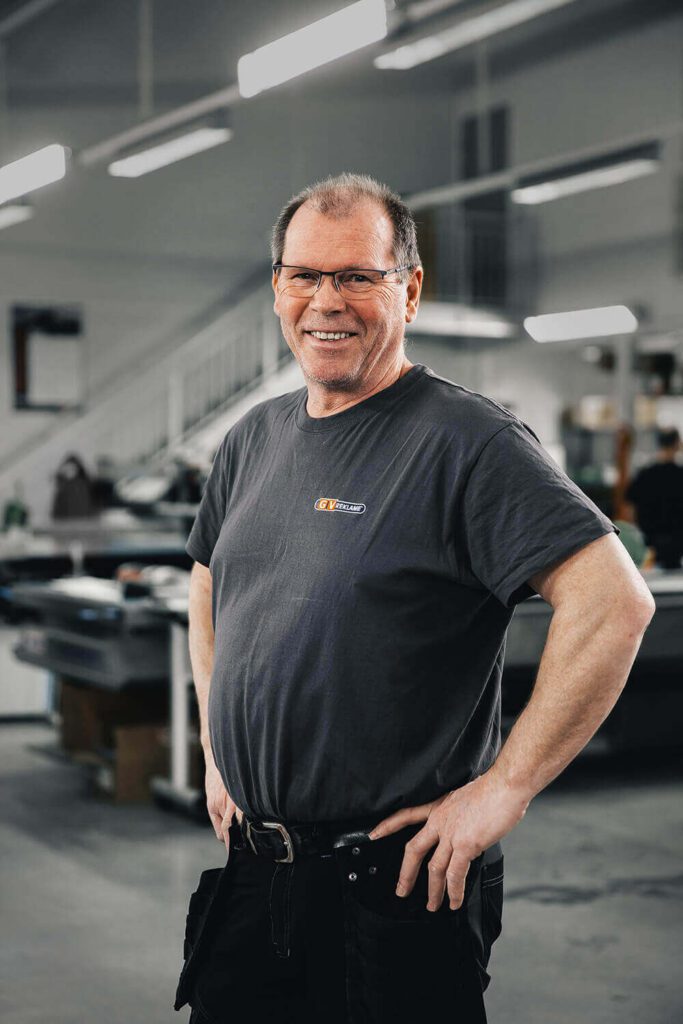 Vår produksjonsleder Arne Lenvik.